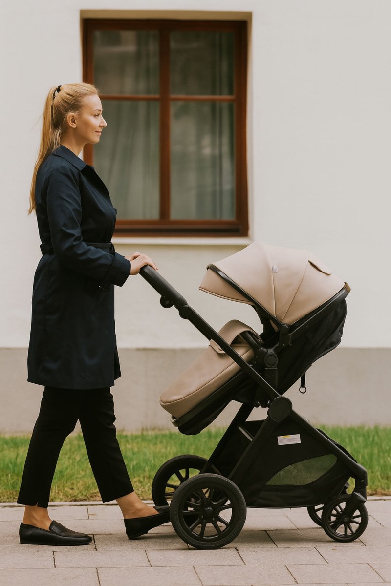 For Your Little One Cruise 3 In 1 Travel System With Car Seat - Dune Beige (Free Cupholder And Seat Liner Included!) - Baby&More