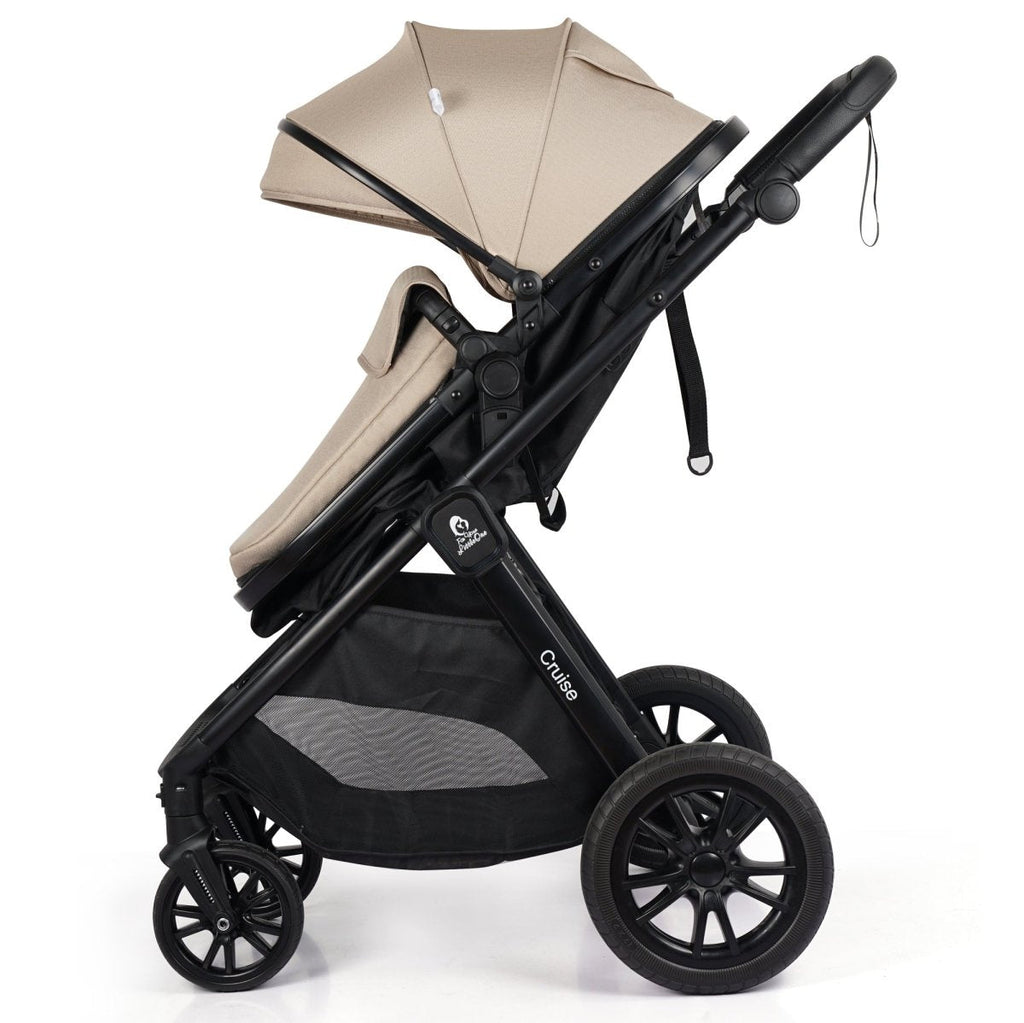 For Your Little One Cruise 3 In 1 Travel System With Car Seat - Dune Beige (Free Cupholder And Seat Liner Included!) - Baby&More