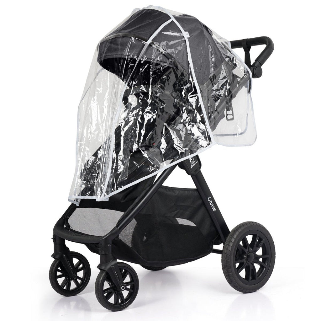 For Your Little One Cruise 3 In 1 Travel System With Car Seat And ISOFIX Base - Eclipse Black