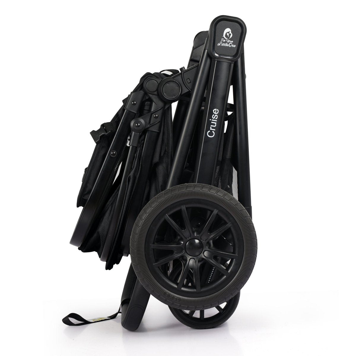 For Your Little One Cruise 3 In 1 Travel System With Car Seat And ISOFIX Base - Eclipse Black