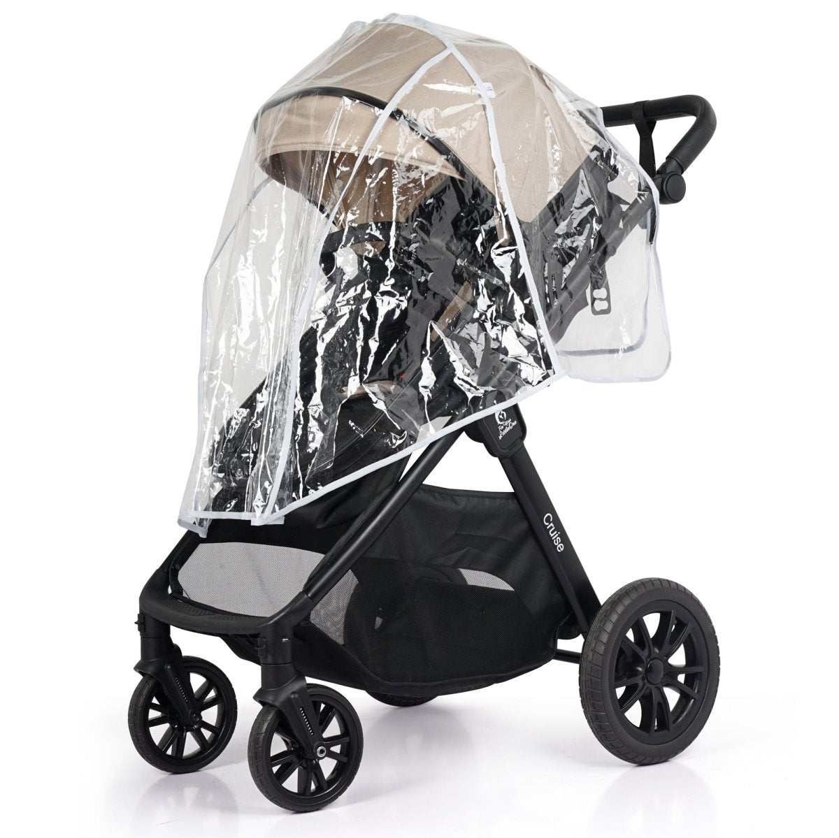 For Your Little One Cruise 3 In 1 Travel System With Car Seat And ISOFIX Base - Dune Beige
