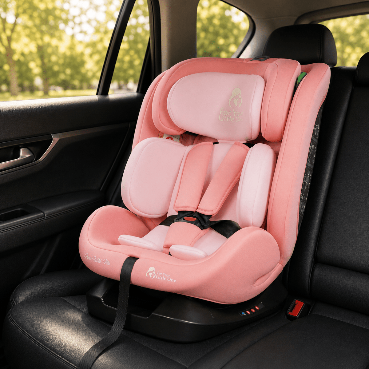 For Your Little One GrowWithMe 0/1/2/3 i-Size Car Seat - Blush Rose (Birth-12 Years) - Baby&More