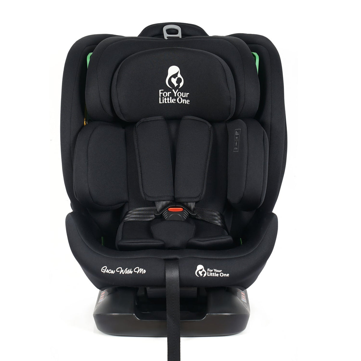 For Your Little One GrowWithMe 0/1/2/3 i-Size Car Seat - Midnight Black (Birth-12 Years) - Baby&More