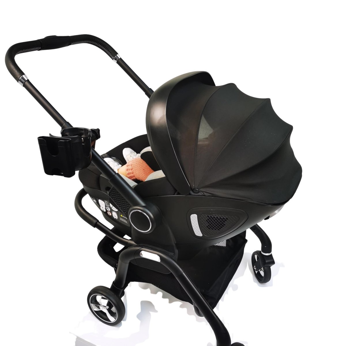 For Your Little One Qubi Pushchair Cupholder - Black