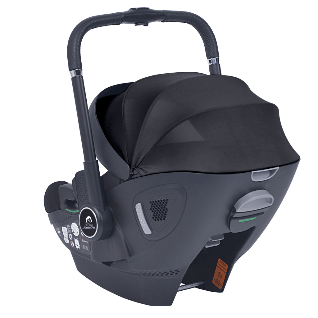For Your Little One Qubi Infant Car Seat Stroller & Base - Eclipse Black