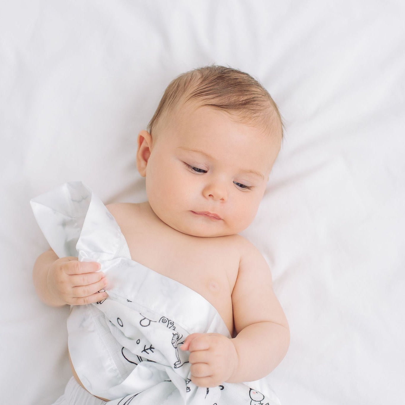 Forest Animal Satin Comforter 2 Pack - White Satin - Baby&More