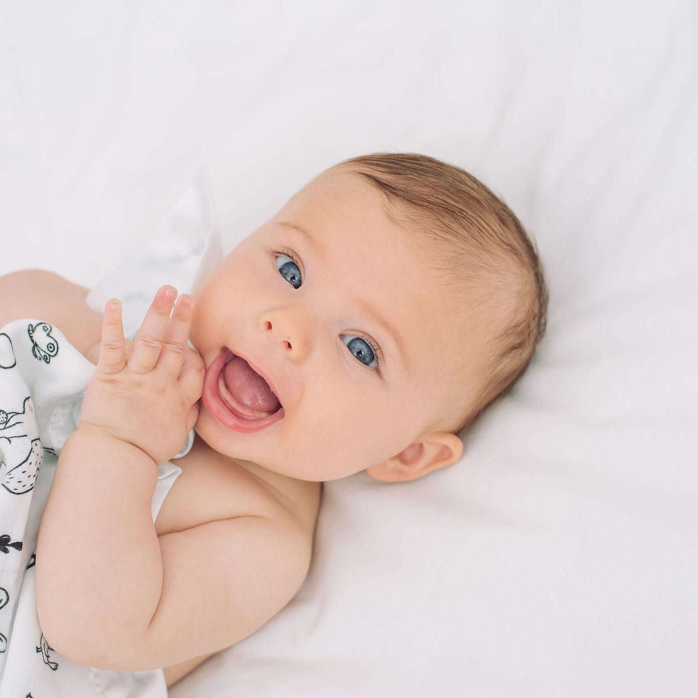 Forest Animal Satin Comforter 2 Pack - White Satin - Baby&More