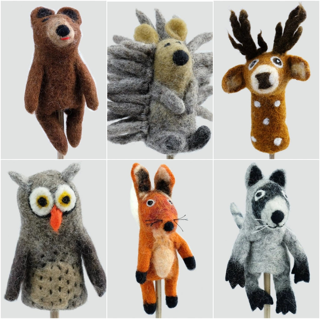 Forest Friends Finger Puppets - Any 3 For £19.99 - Baby&More