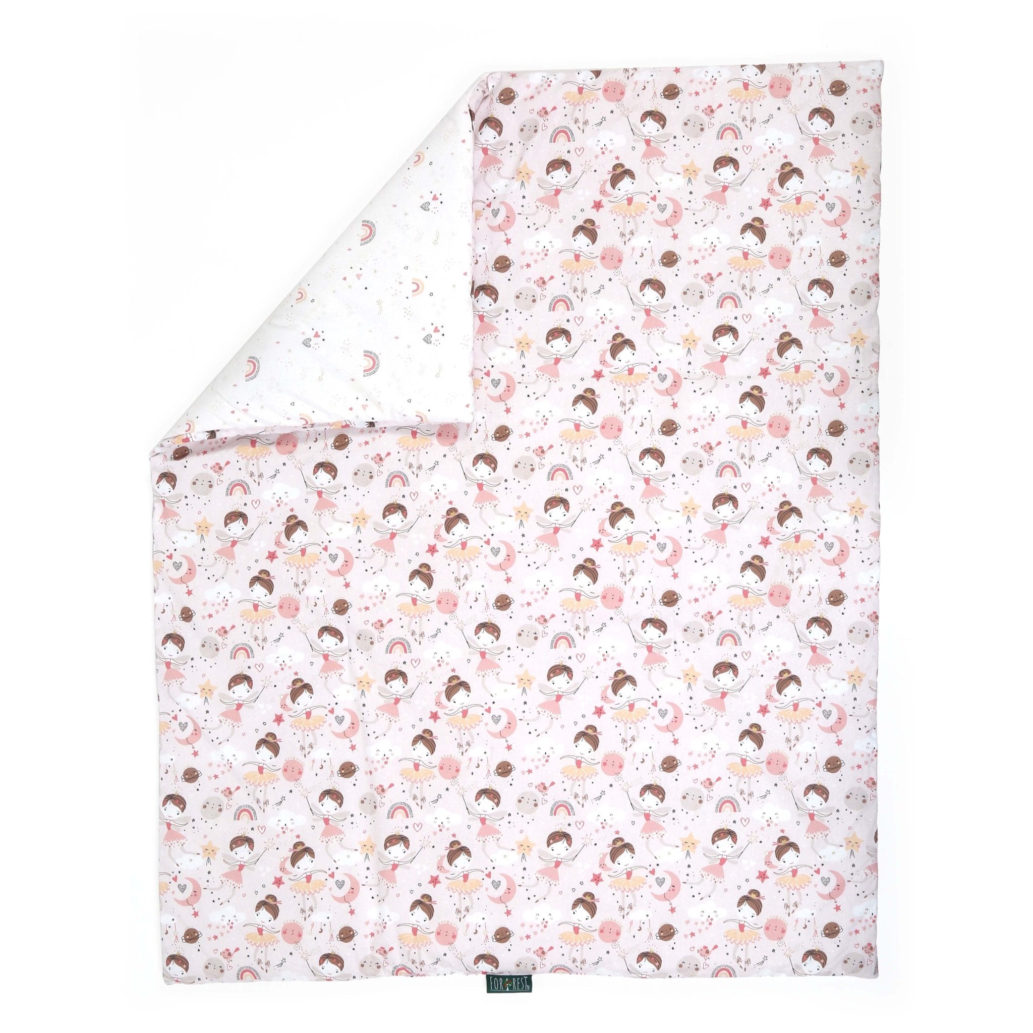 FORREST 3 Piece Organic Reversible Cot Bed Set – Fairy - Baby&More