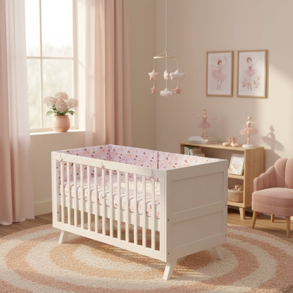 FORREST 3 Piece Organic Reversible Cot Bed Set – Fairy - Baby&More