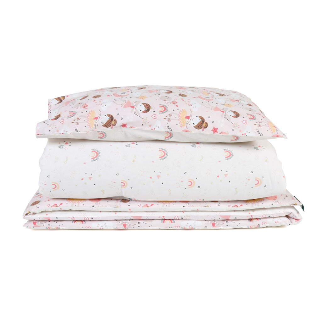 FORREST 3 Piece Organic Reversible Cot Bed Set – Fairy - Baby&More