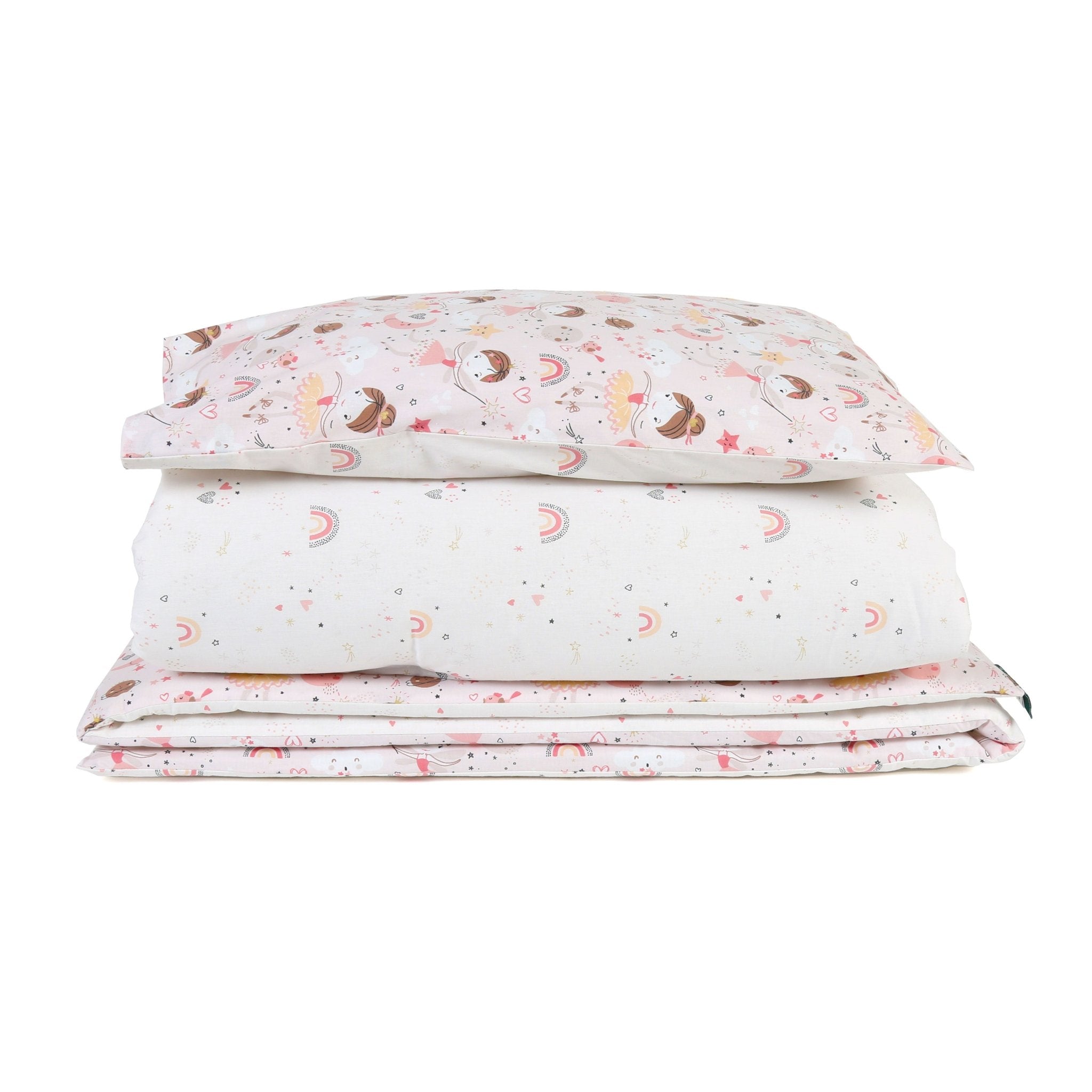 FORREST 3 Piece Organic Reversible Cot Bed Set – Fairy - Baby&More