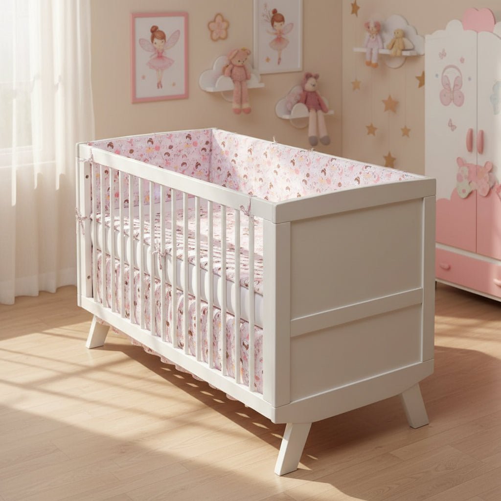 FORREST 3 Piece Organic Reversible Cot Bed Set – Fairy - Baby&More