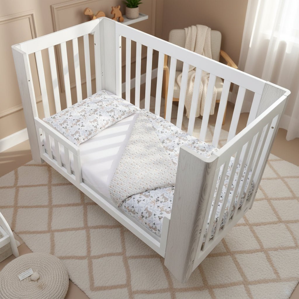 FORREST 3 Piece Organic Reversible Cot Bed Set - Koalaroo - Baby&More