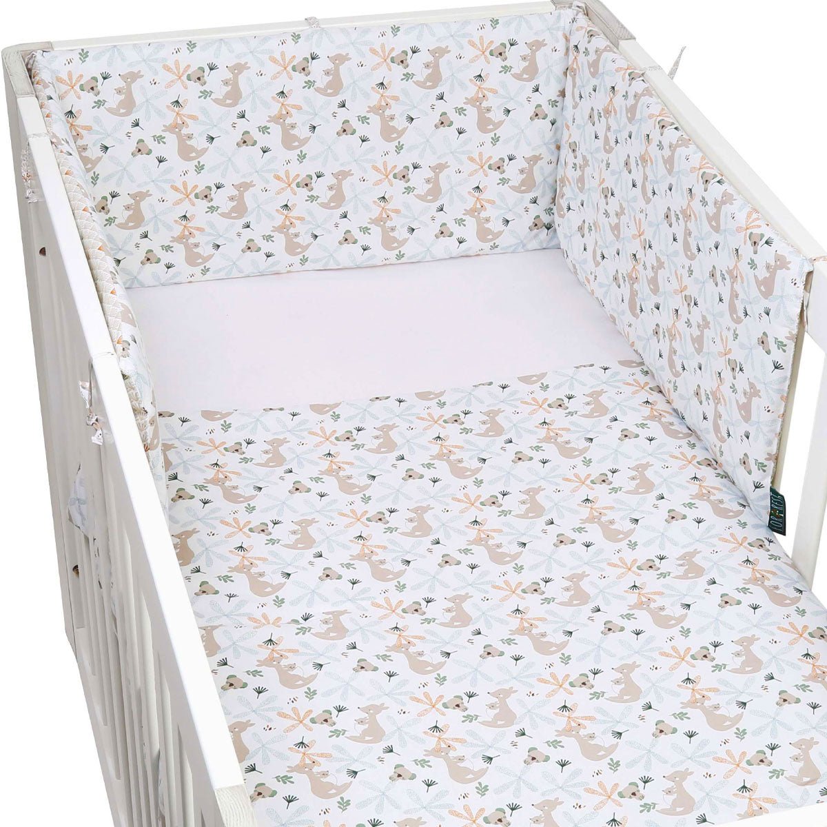 FORREST 3 Piece Organic Reversible Cot Bed Set - Koalaroo - Baby&More