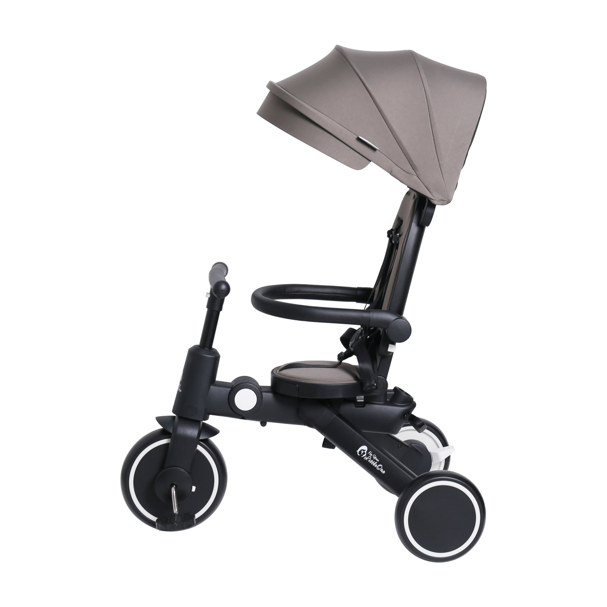 Foryourlittleone Xplor 6 in 1 Foldable Trike - Grey Olive (10m-4y)