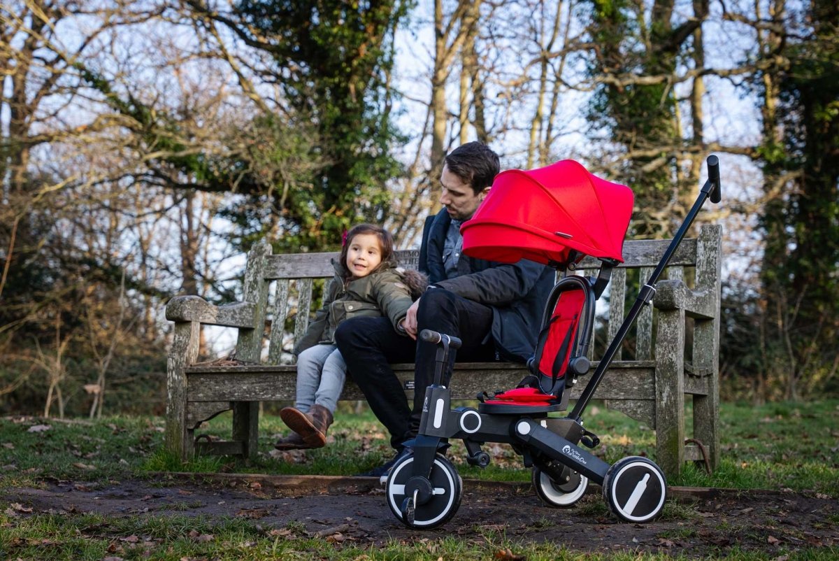 Foryourlittleone Xplor Ultimate 6 in 1 Foldable Trike - Grey Olive (10m-4y)