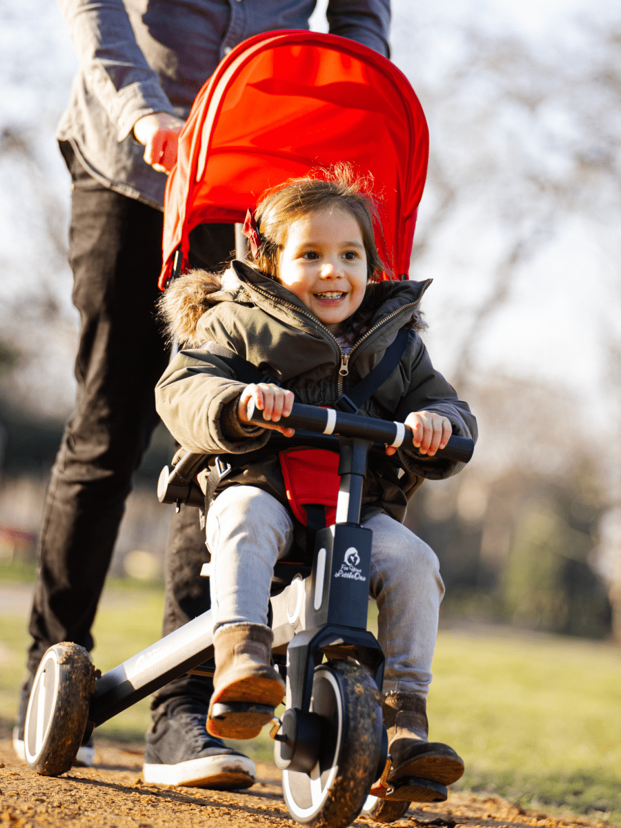 Foryourlittleone Xplor Ultimate 6 in 1 Foldable Trike - Jet Black (10m-4y) - Baby&More