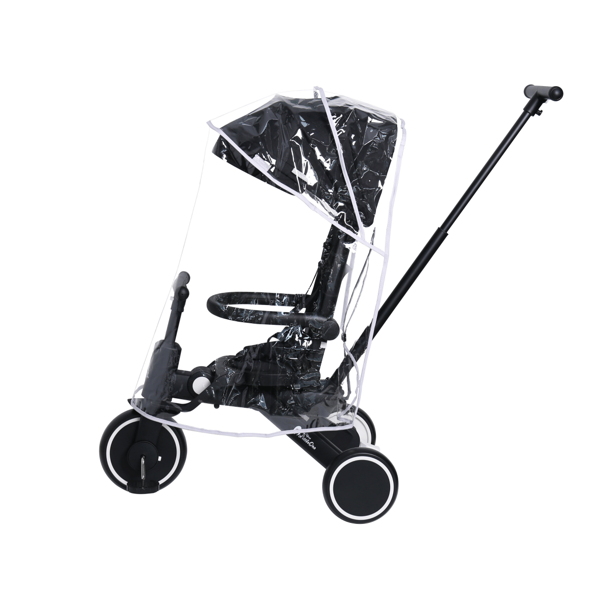 Foryourlittleone Xplor Plus 6 in 1 Foldable Trike - Jet Black (10m-4y)