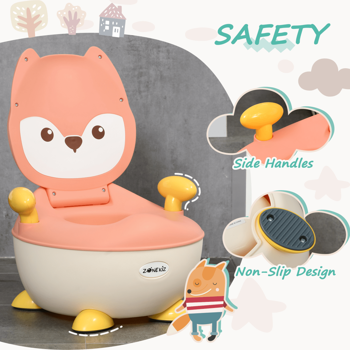 Fox Potty Training Toilet with Splash Guard - Baby&More