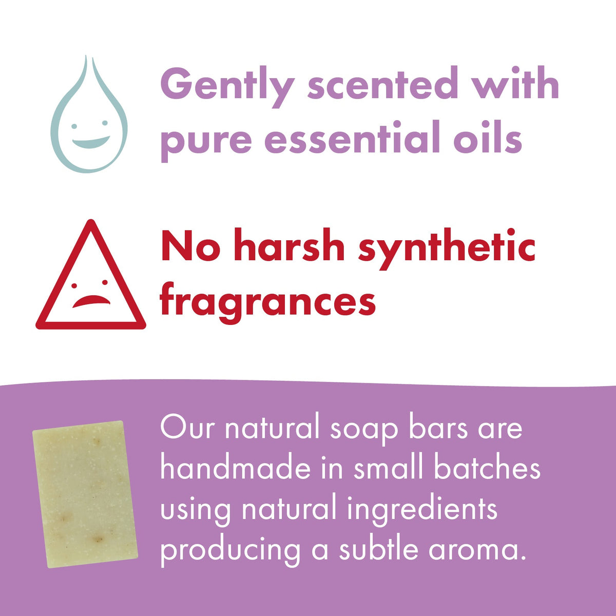 Friendly Soap - Soap Trio Gift Set - Rose Geranium, Ylang Ylang, Lavender - Baby&More