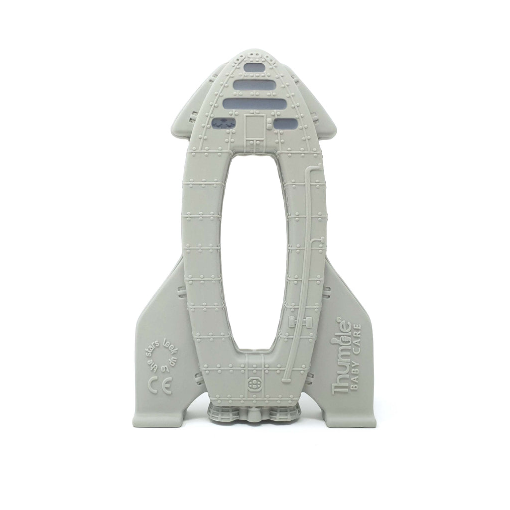 Natural Rubber Space Teether Baby Toy - OrBITEr® Rocket