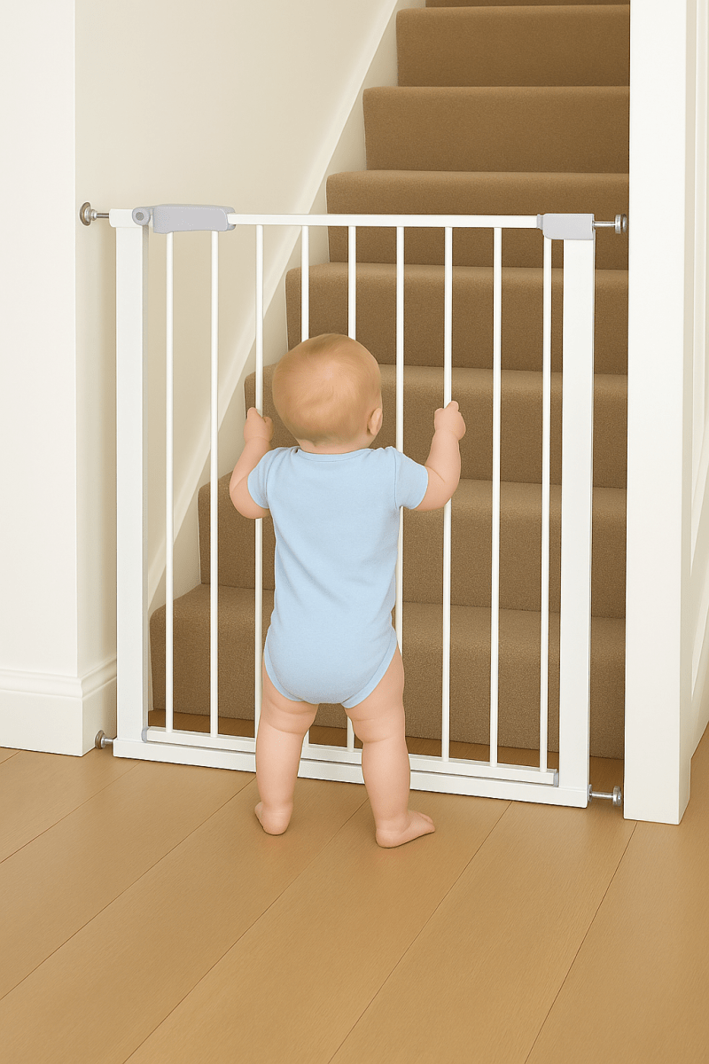 FYLO 2x Baby Safety Stair Gate  Pressure Fit 75-86cm - 2 pack