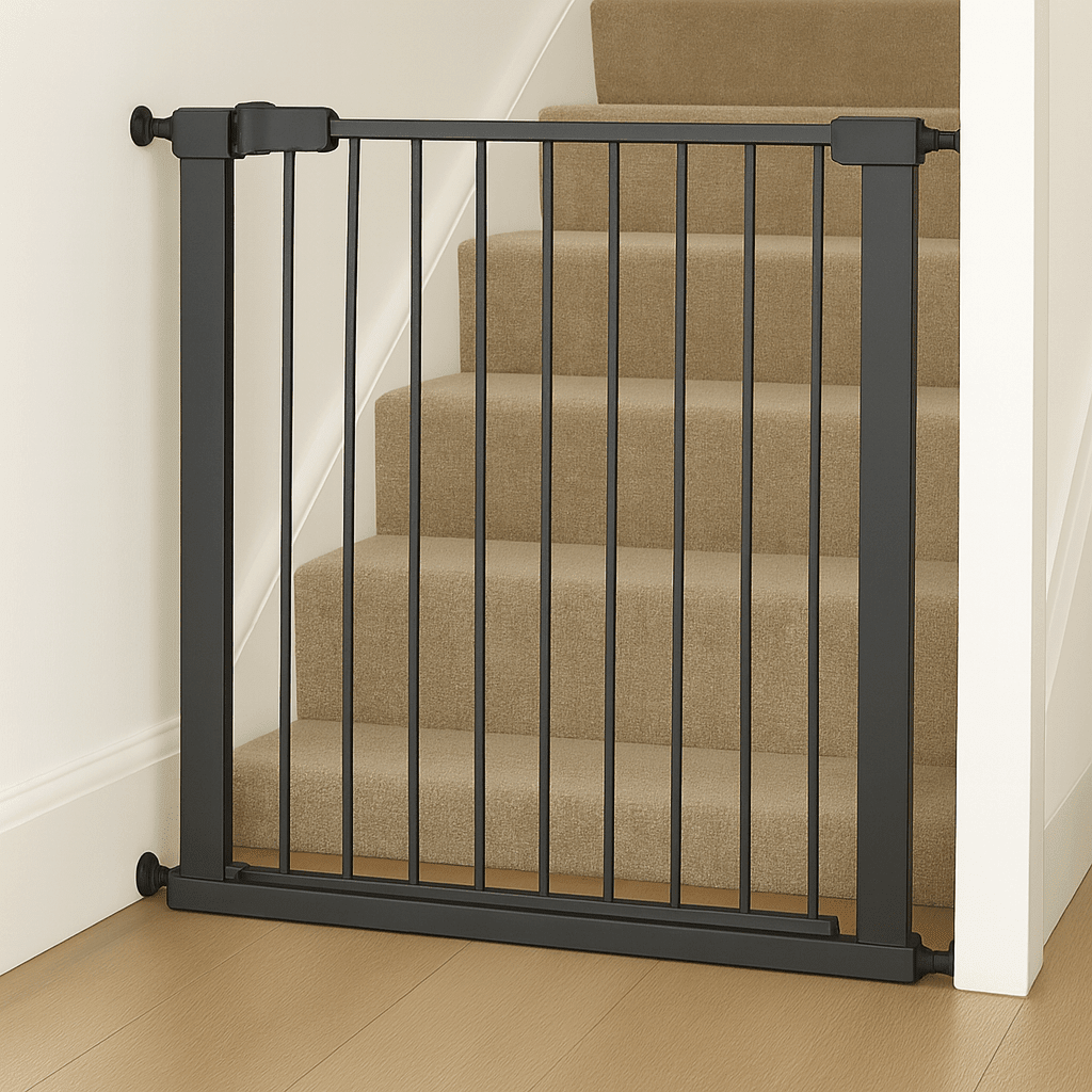 FYLO Baby Safety Stair Gate Pressure Fit Extra Wide - Grey - Baby&More
