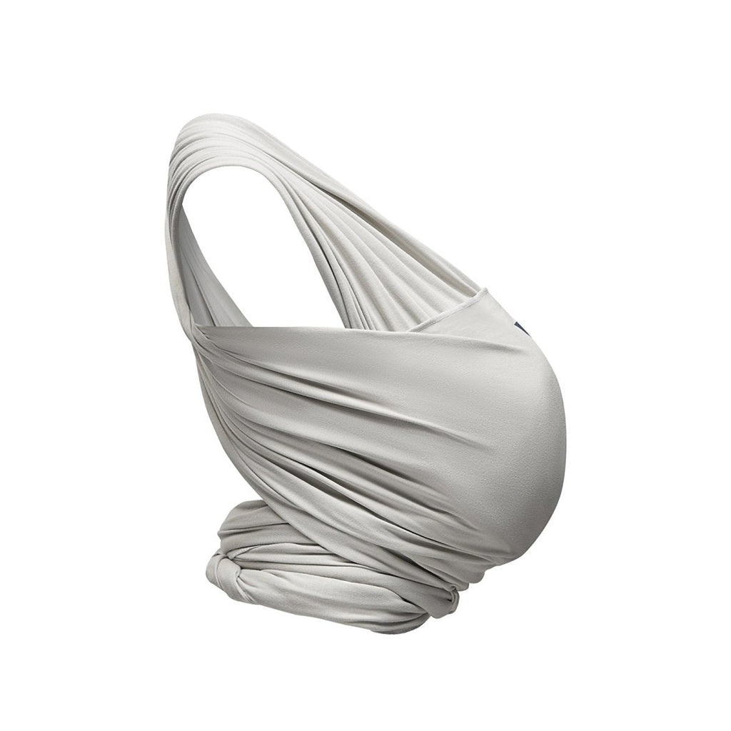 Gaia Carry Stretchy Baby Wrap Organic Cotton - Silver Grey - Baby&More