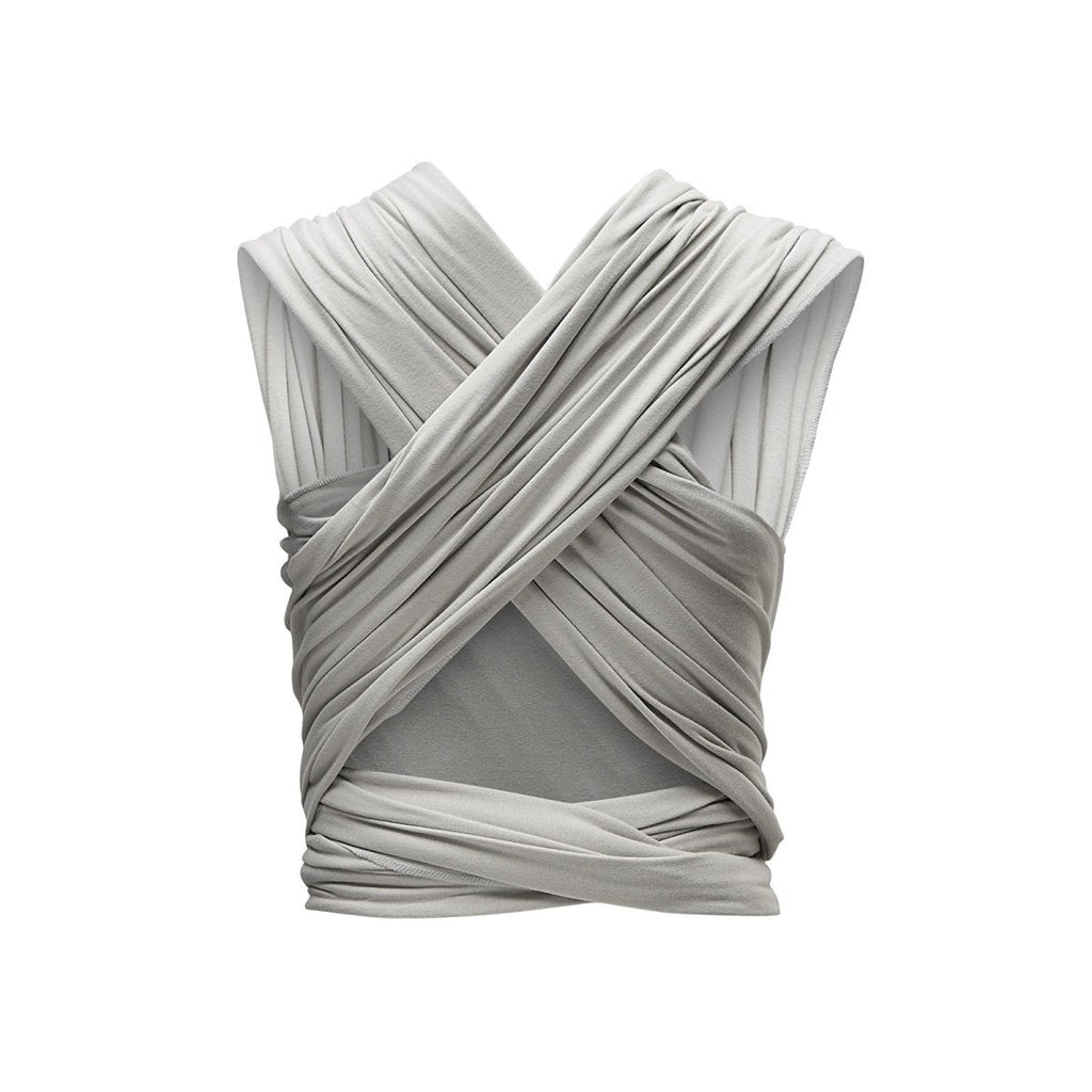 Gaia Carry Stretchy Baby Wrap Organic Cotton - Silver Grey - Baby&More
