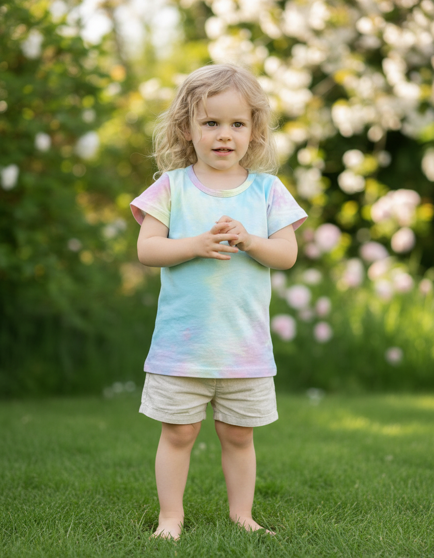 Stylish Child's Tie Dye T- Shirt