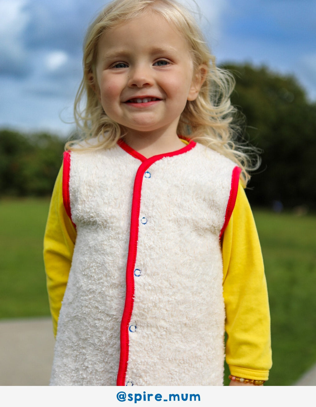Toby Tiger Organic Reversible Gilet - Bold Floral