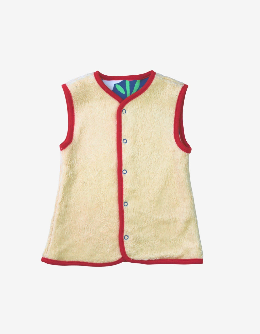 Toby Tiger Organic Reversible Gilet - Bold Floral
