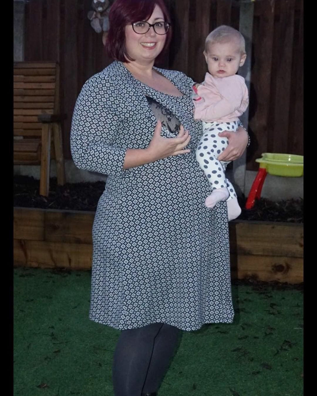 Milkymoon Gina Geo Breastfeeding Dress