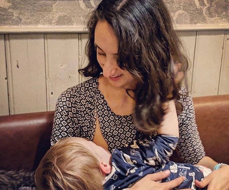 Milkymoon Gina Geo Breastfeeding Dress