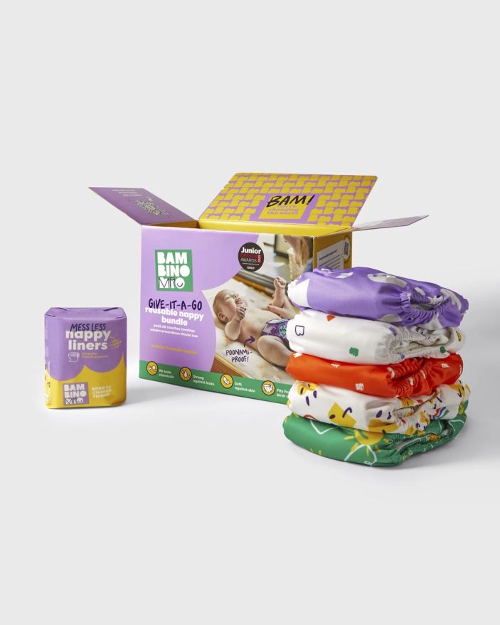 The Revolutionary Give-it-a-go - 5 Nappy Bundle