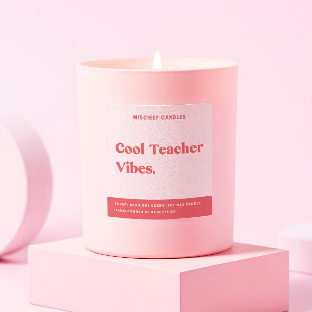 Glass Candle - Cool Teacher Vibes - Baby&More