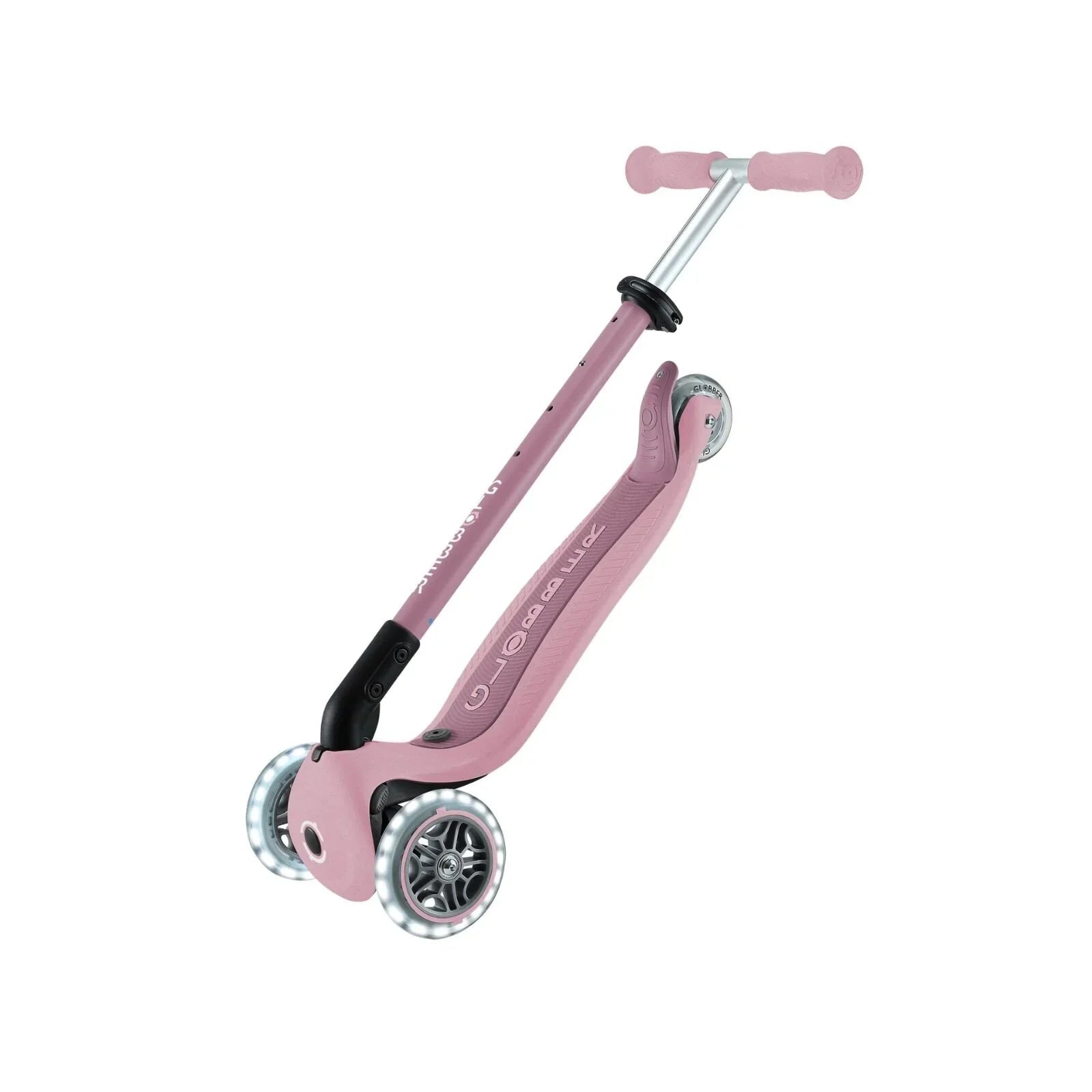 Globber Go Up Active Lights Eco Scooter - Berry - Baby&More