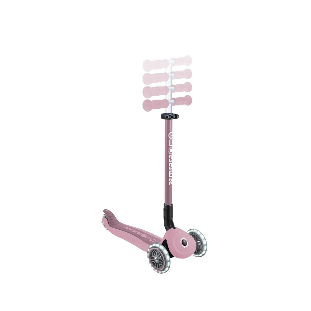 Globber Go Up Active Lights Eco Scooter - Berry - Baby&More