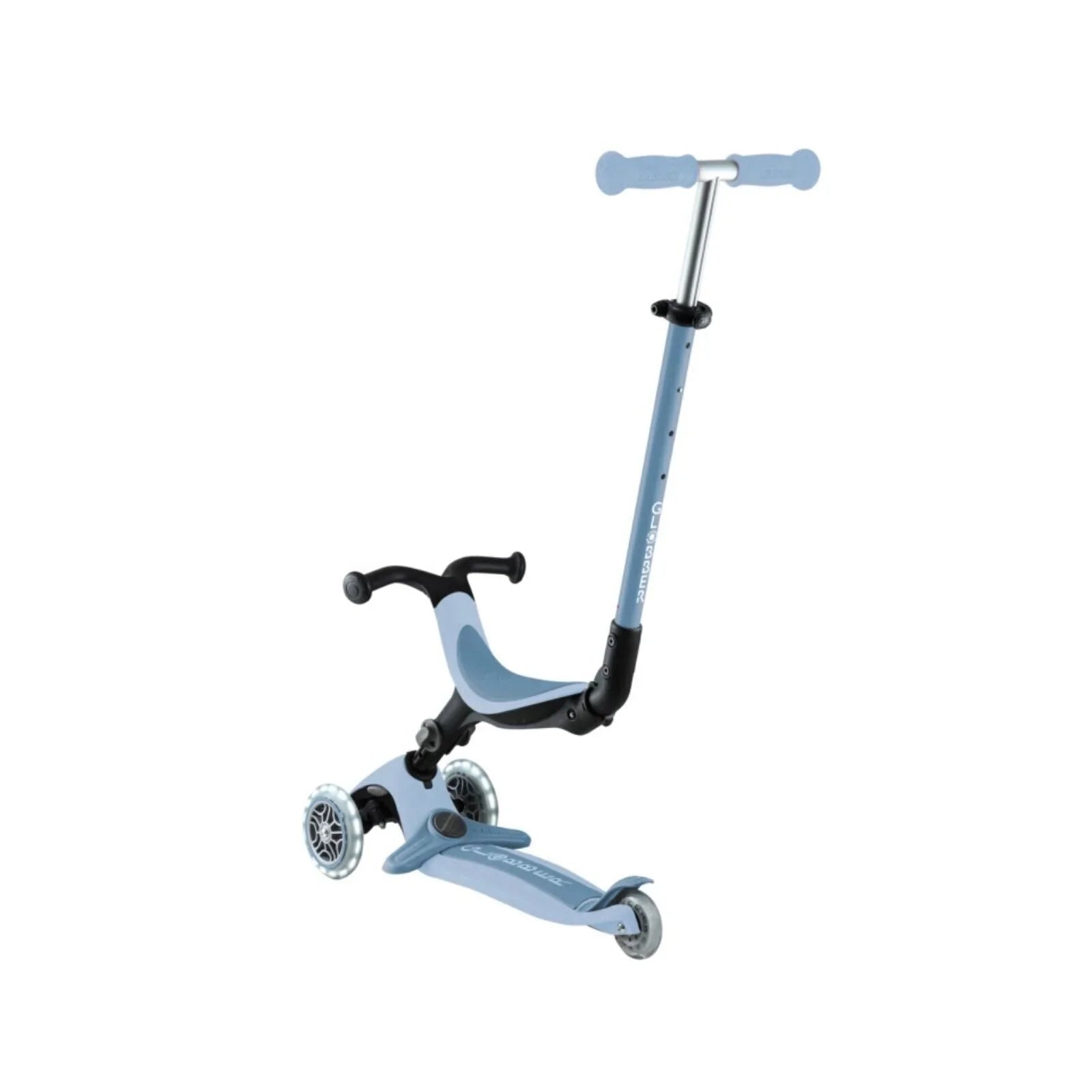 Globber Go Up Active Lights Eco Scooter - Blueberry - Baby&More