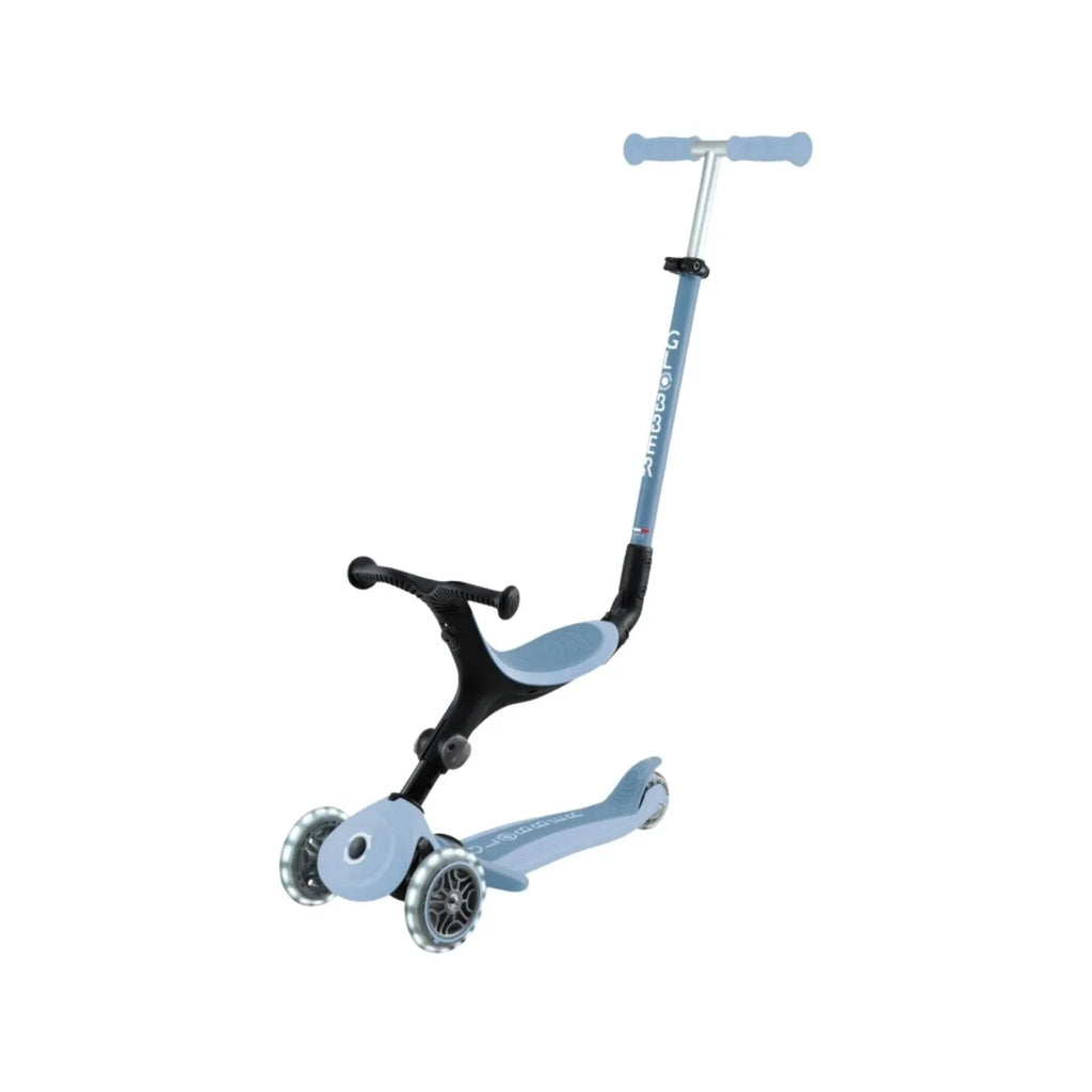 Globber Go Up Active Lights Eco Scooter - Blueberry - Baby&More