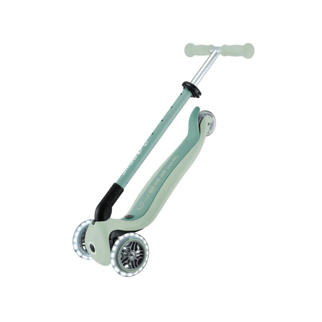 Globber Go Up Active Lights Eco Scooter - Pistachio - Baby&More