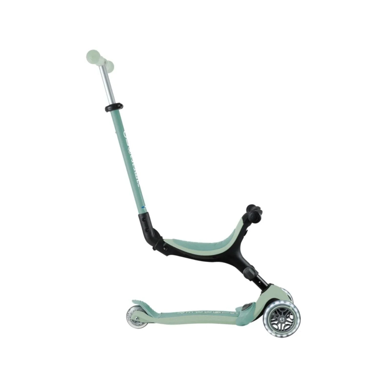 Globber Go Up Active Lights Eco Scooter - Pistachio - Baby&More