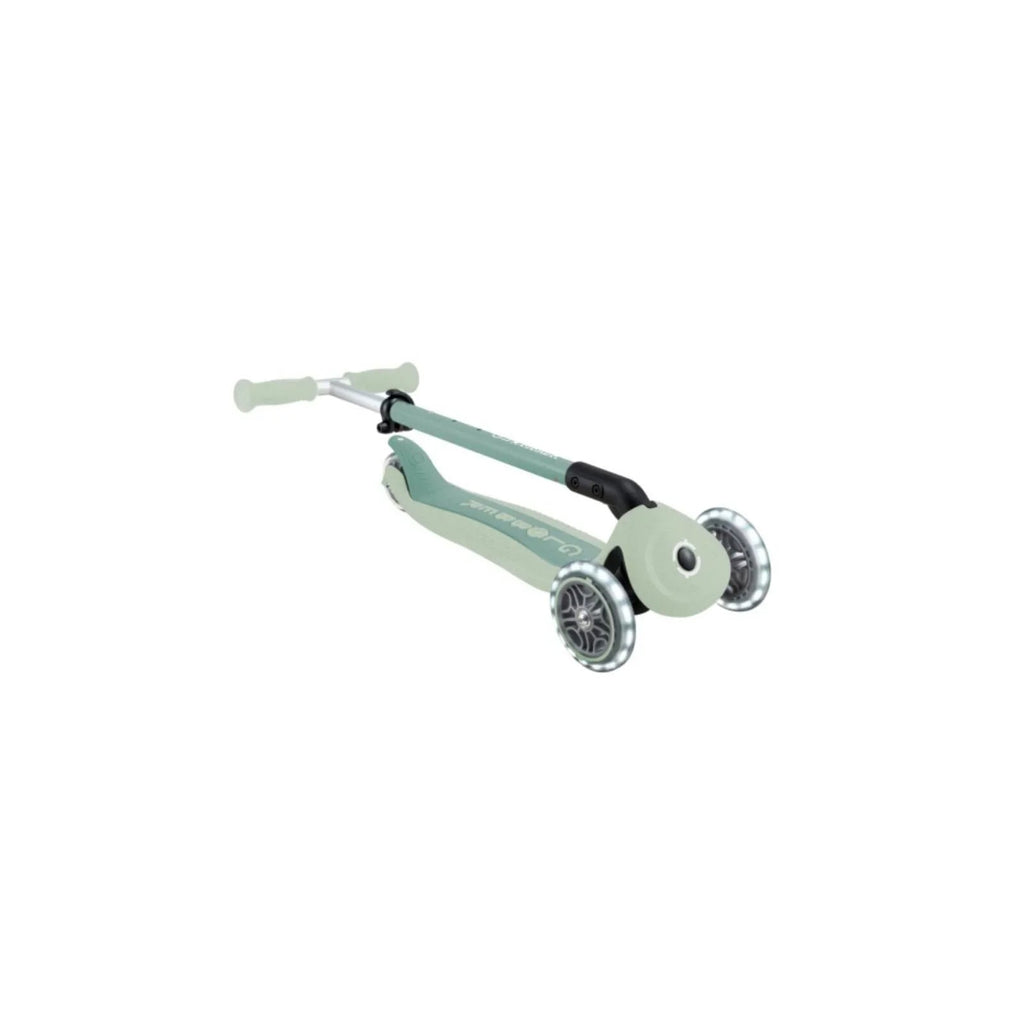 Globber Go Up Active Lights Eco Scooter - Pistachio - Baby&More