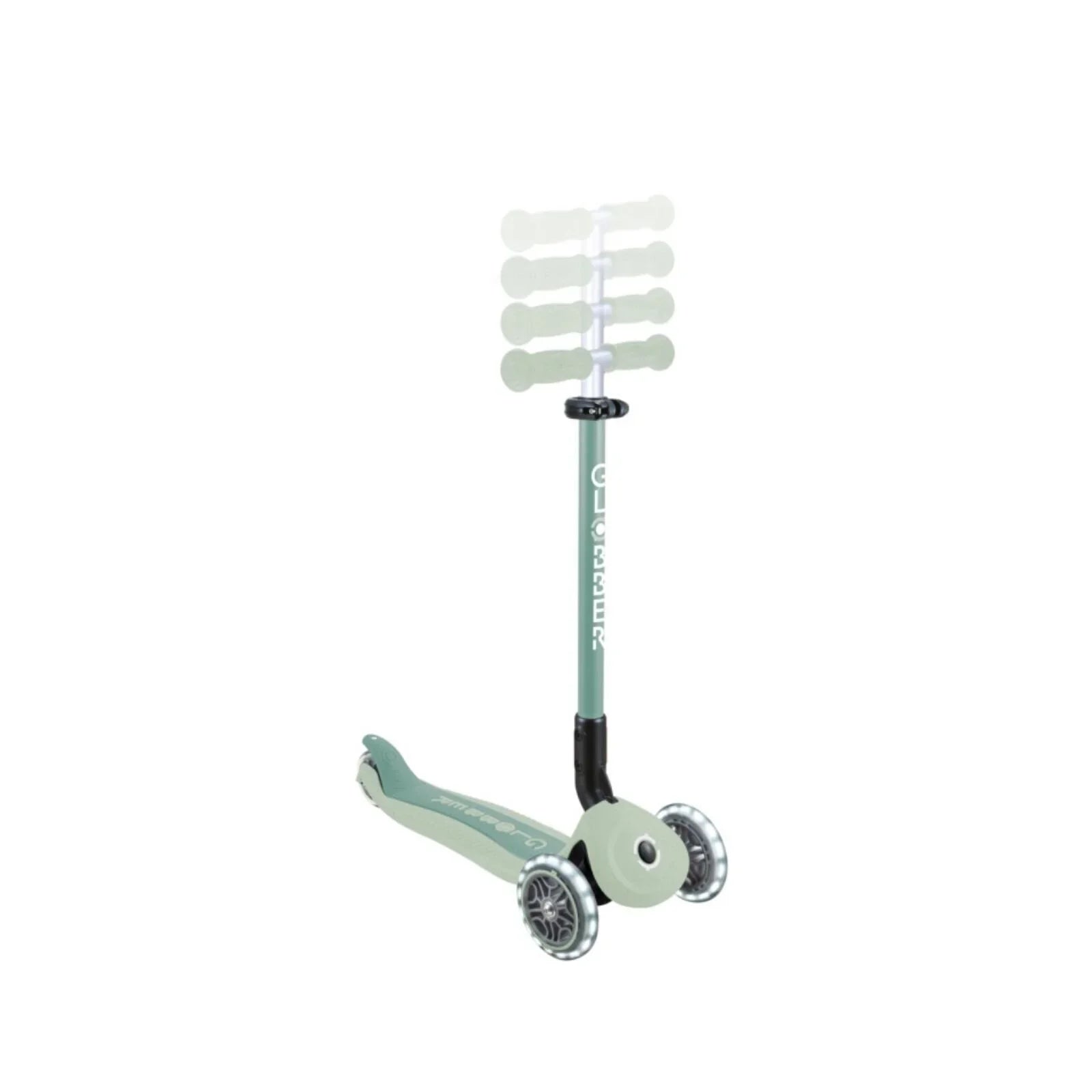 Globber Go Up Active Lights Eco Scooter - Pistachio - Baby&More