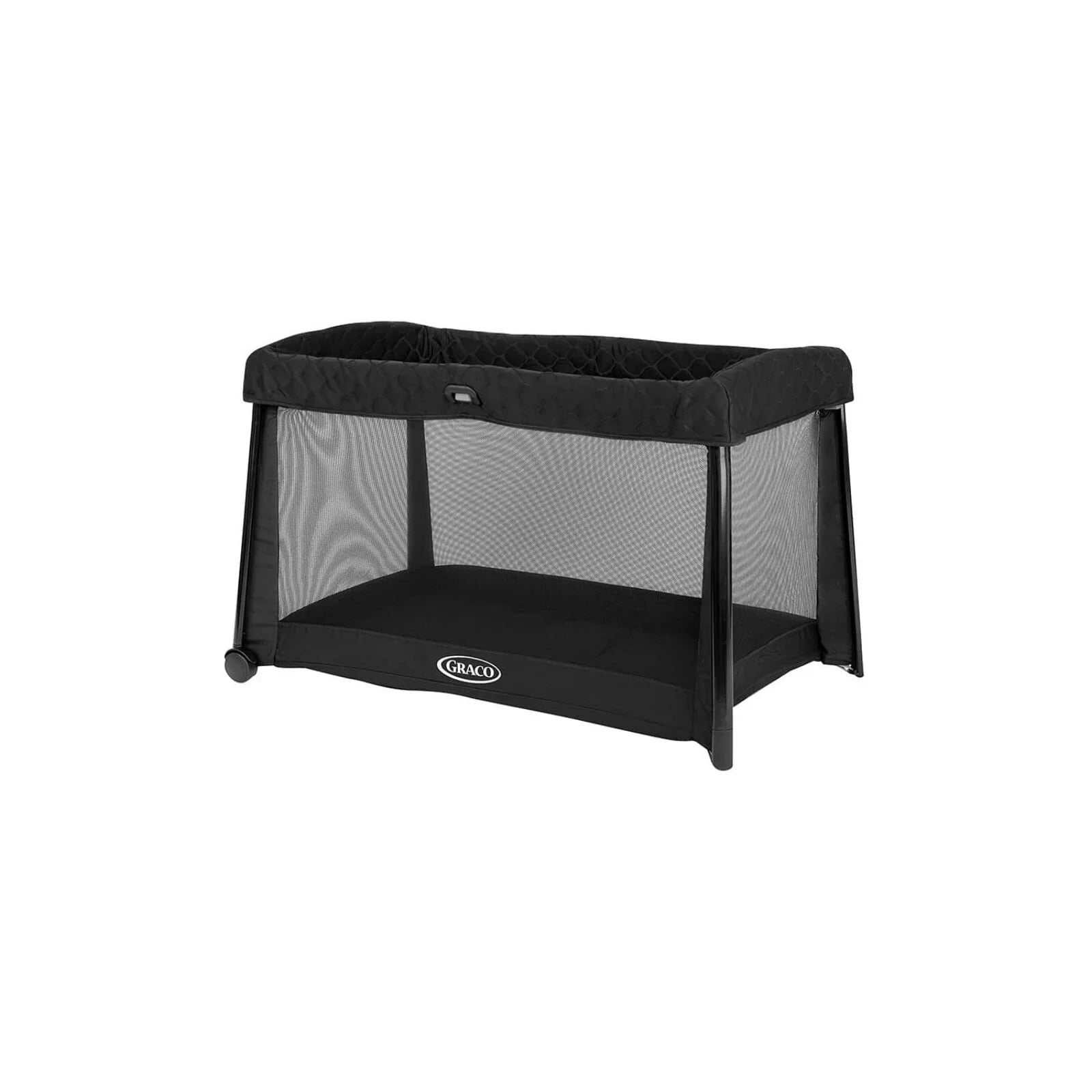 Graco FoldLite LX with Bassinet Travel Cot - Midnight - Baby&More