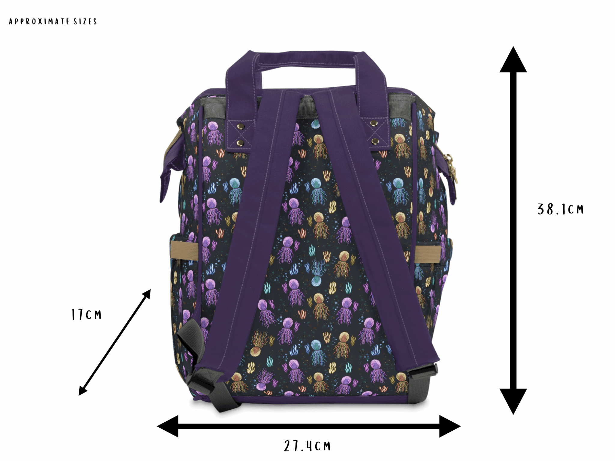 Green Cheeks Baby Changing Backpack - Squidding Around - Baby&More
