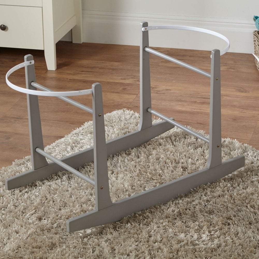 Moses Basket Rocking Stand - Grey
