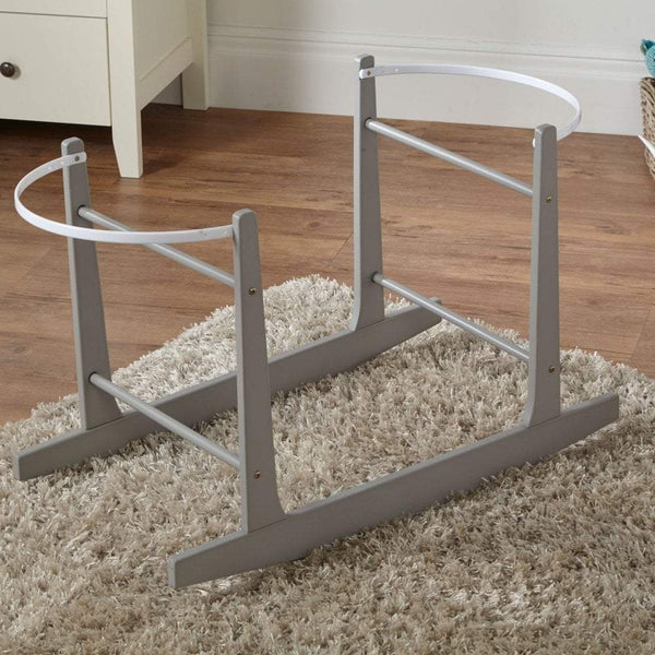 Moses Basket Rocking Stand - Grey