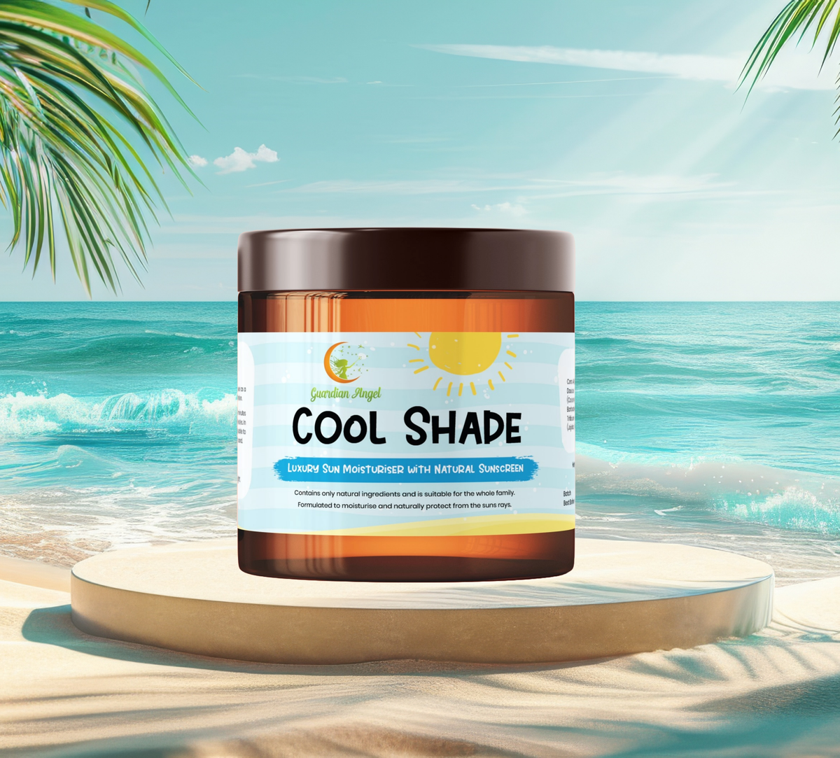 Guardian Angel Naturals - COOL SHADE Natural Mineral Sun Cream - Baby&More